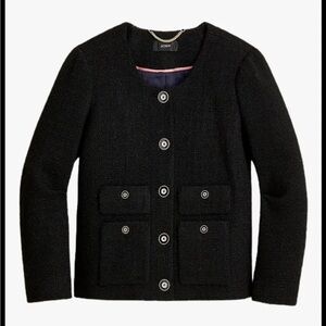 JCrew Lady Jacket in Black Maritime
